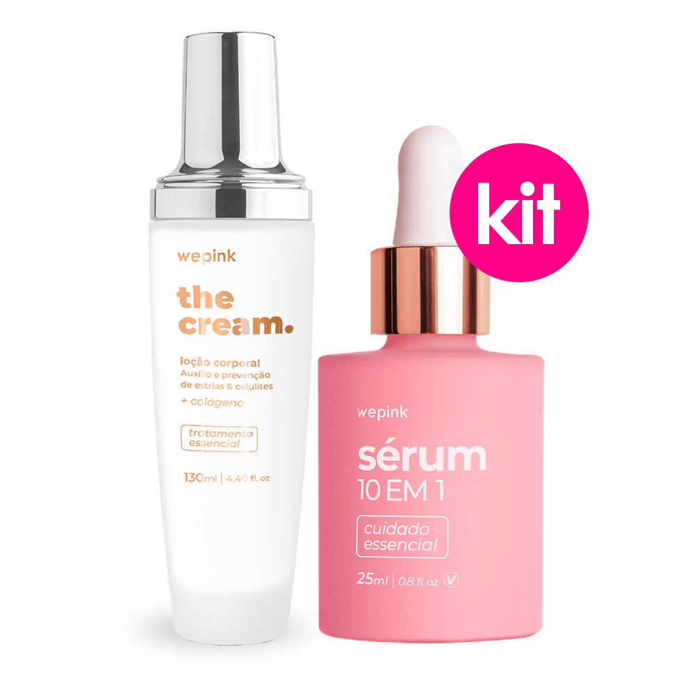 Kit The Cream  + Sérum 10 em 1 - We Pink