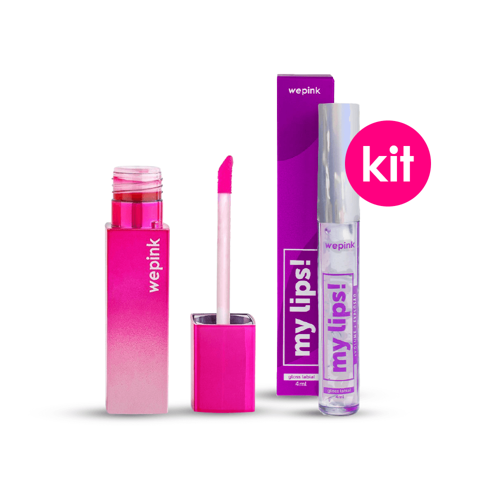 Kit Lip Tint + Gloss Labial - We Pink