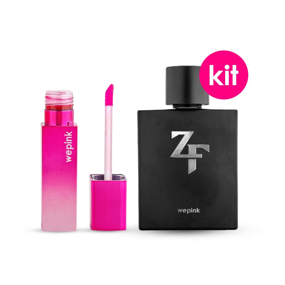 Kit Lip Tint + Perfume Zé Felipe - We Pink