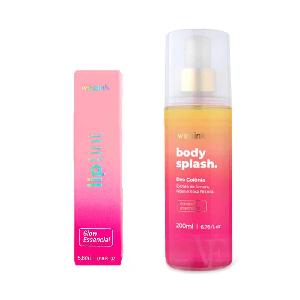 Kit Lip Tint + Body Splash - We Pink