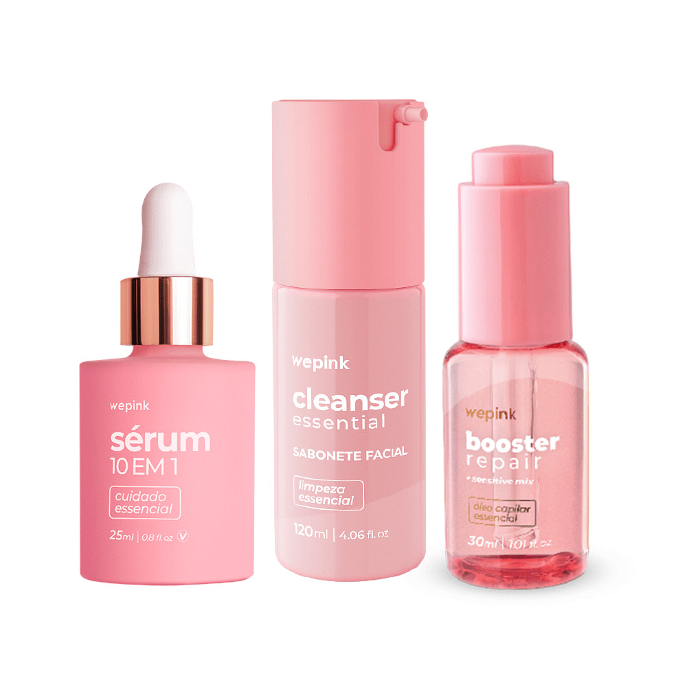Kit Sérum + Cleanser e Booster - We Pink