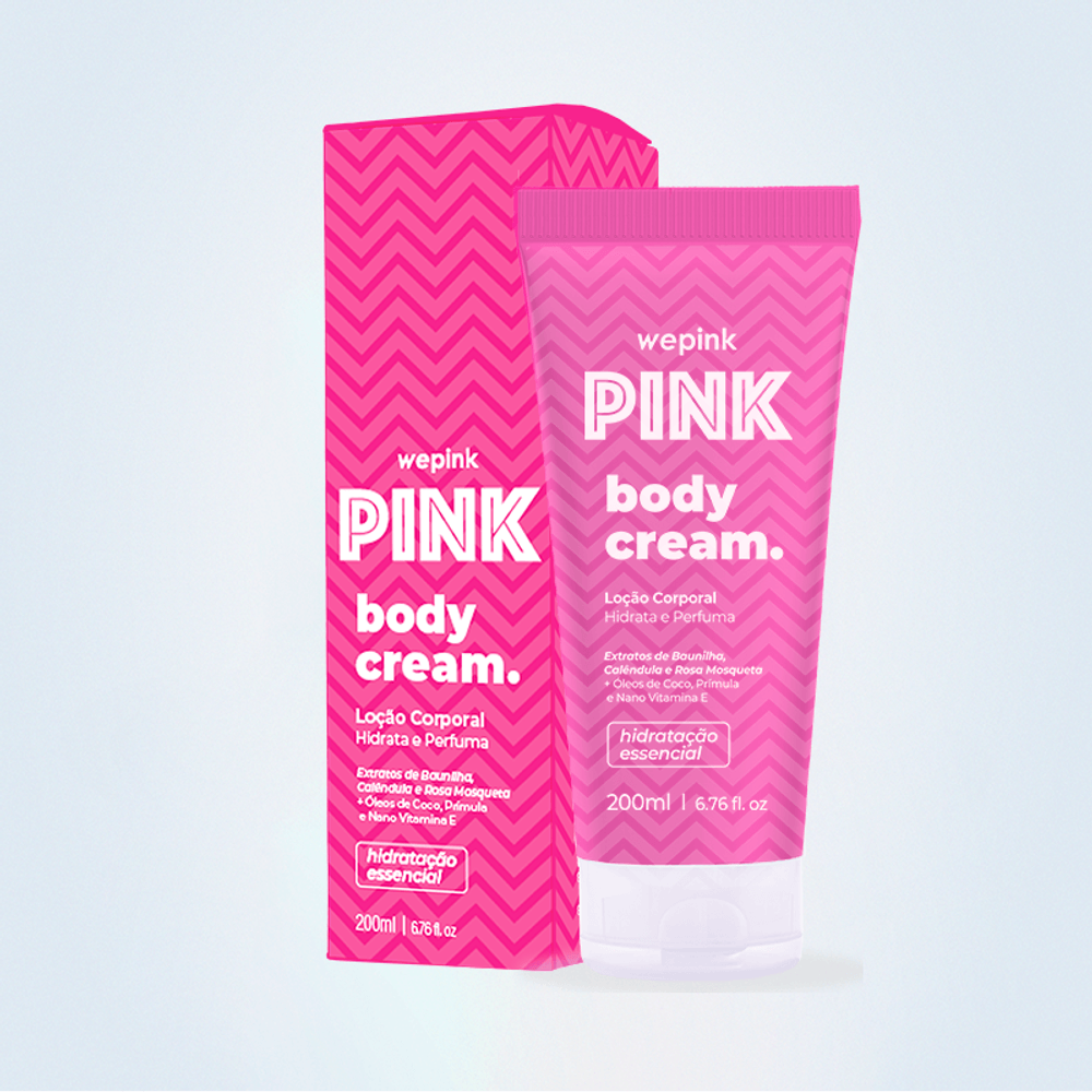 Body Cream Pink Desodorante Hidratante  200ml - Wepink