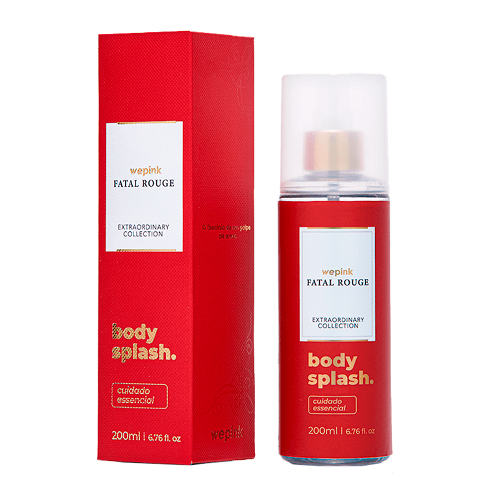 Body Splash Fatal Rouge Desodorante Colônia 200 ml - Wepink