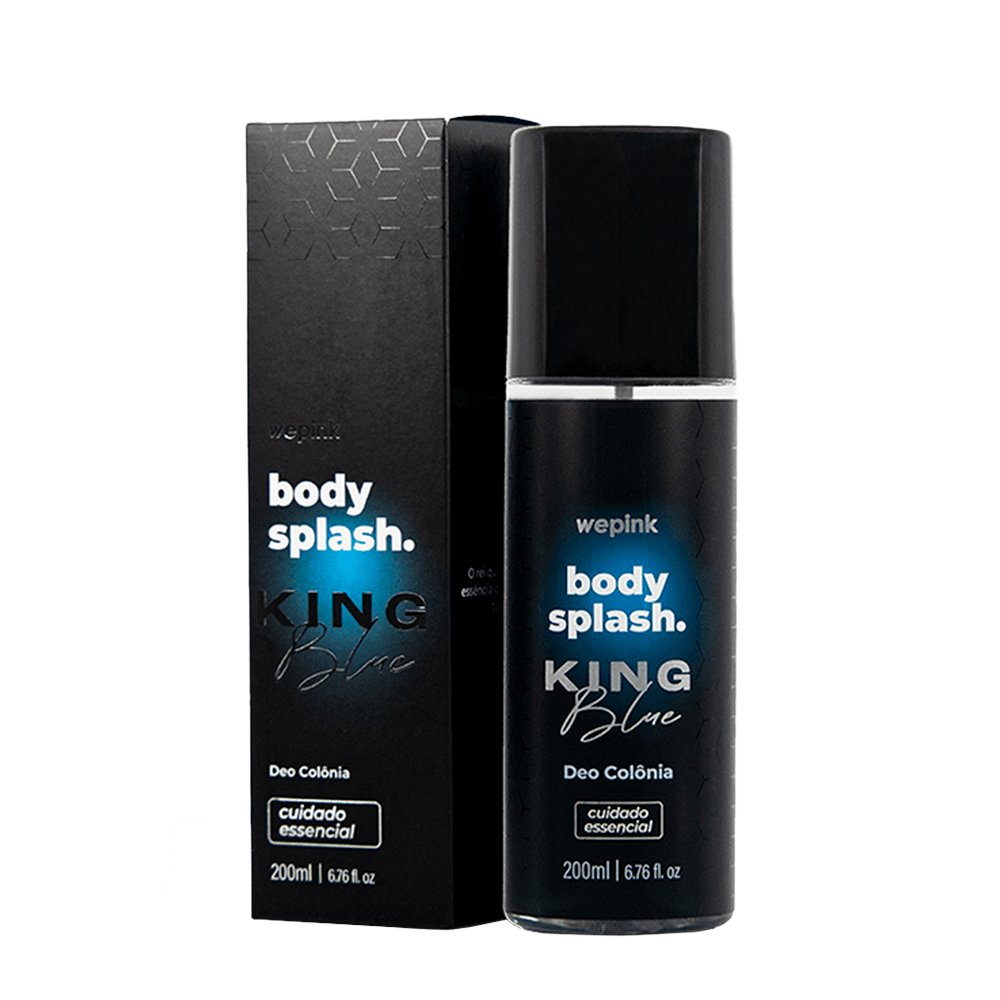 Body Splash King Blue Desodorante Colônia 200ml – Wepink