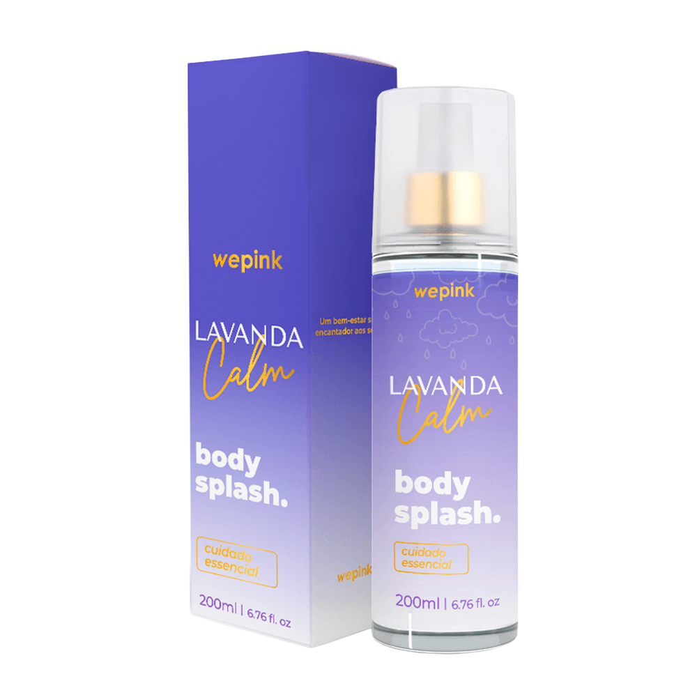 Body Splash Lavanda Calm Desodorante Colônia  200ml - Wepink