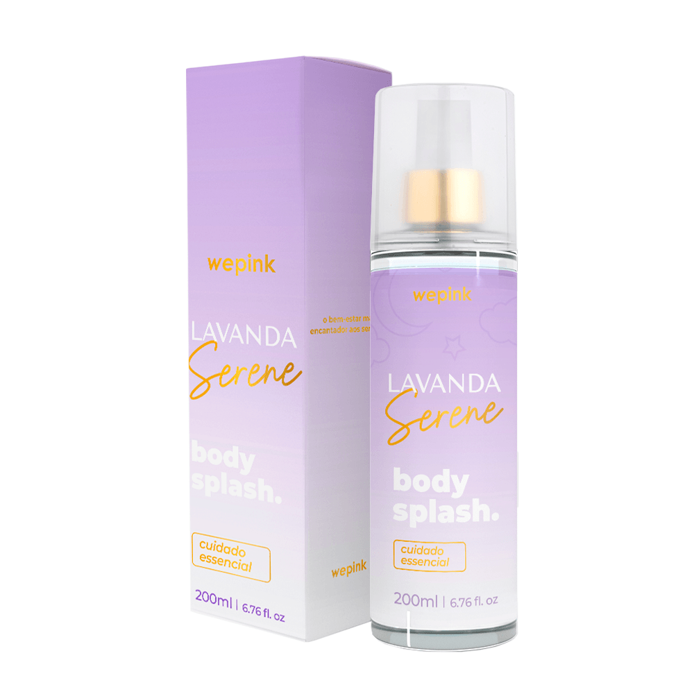 Body Splash Lavanda Serene Desodorante Colônia 200ml - Wepink