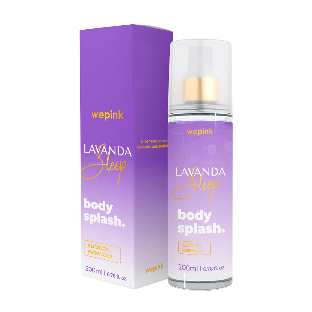 Body Splash Lavanda Sleep Desodorante Colônia 200ml - Wepink