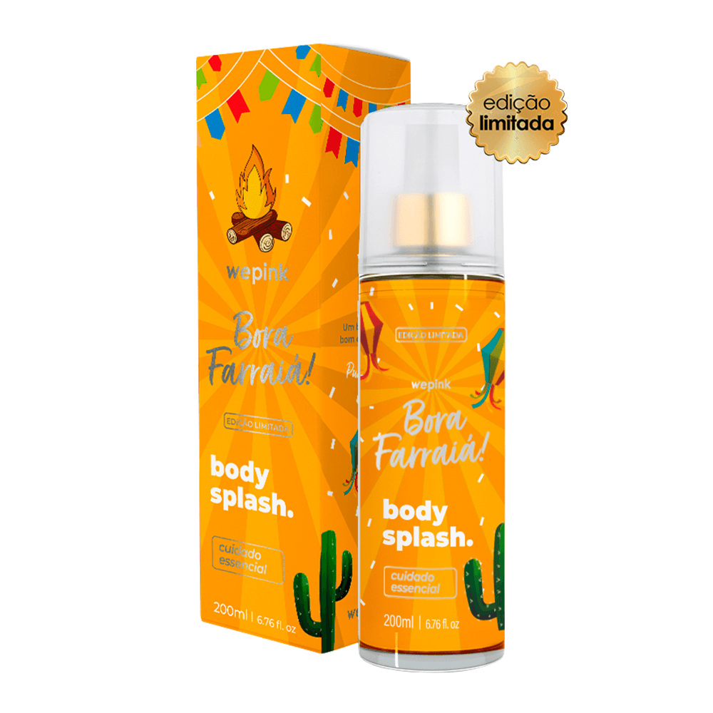 Body Splash Bora Farraiá Desodorante Colônia 200ml – Wepink