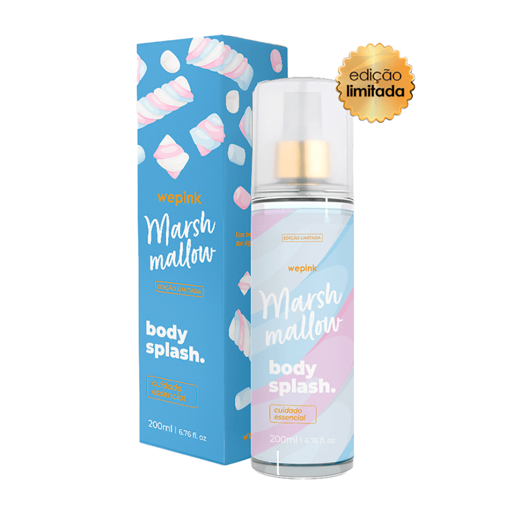 Body Splash Marshmallow Desodorante Colônia  200ml - Wepink