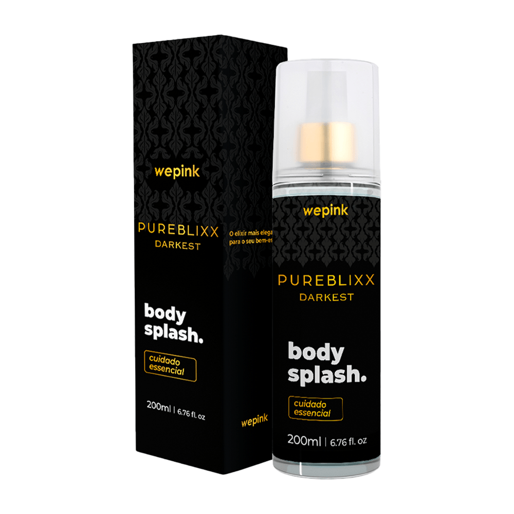 Body Splash Pureblixx Darkest  Desodorante Colônia 200ml - Wepink