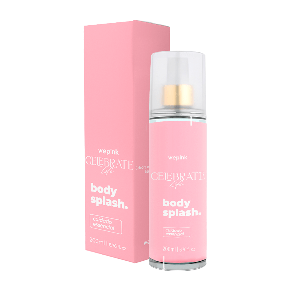 Body Splash Celebrate Life Desodorante Colônia 200ml - Wepink