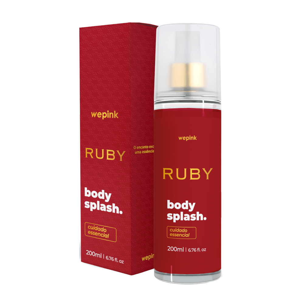 Body Splash Ruby Desodorante Colônia  200ml - Wepink