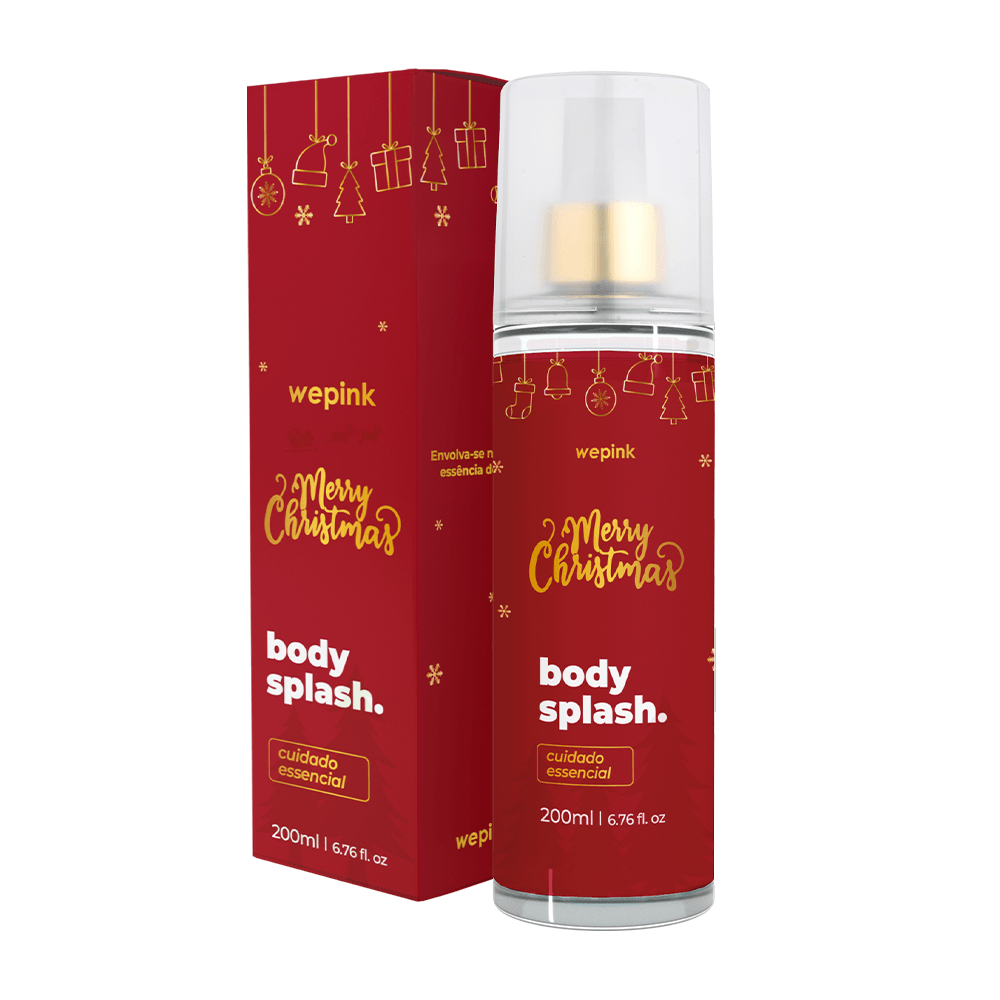 Body Splash Merry Christmas Desodorante Colônia 200ml – Wepink