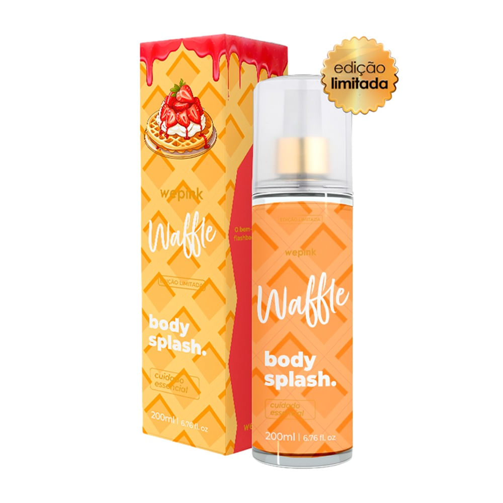 Body Splash Waffle Desodorante Colônia 200ml - Wepink