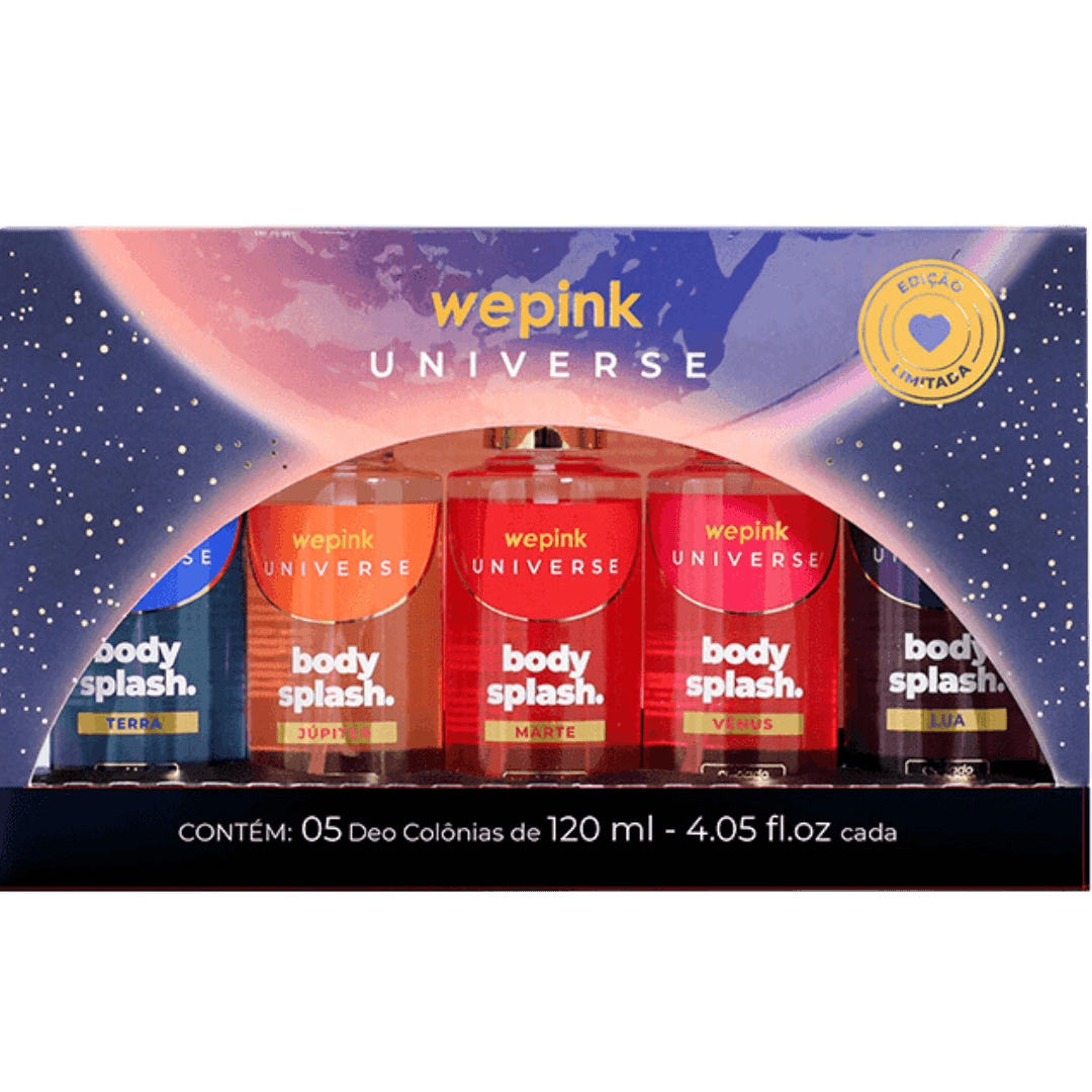 Kit Body Splash Universe – Edição limitada – Wepink