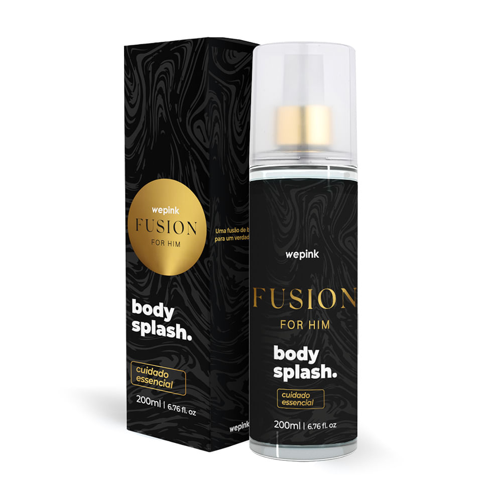 Body Splash Fusion For Him Desodorante Colônia 200ml - Wepink