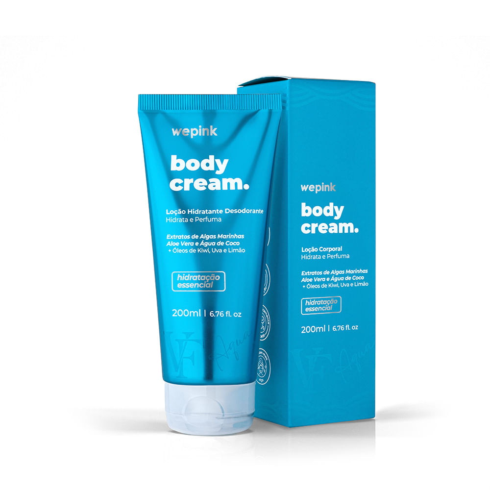 Body Cream VF Aqua  Desodorante Hidratante 200ml - Wepink