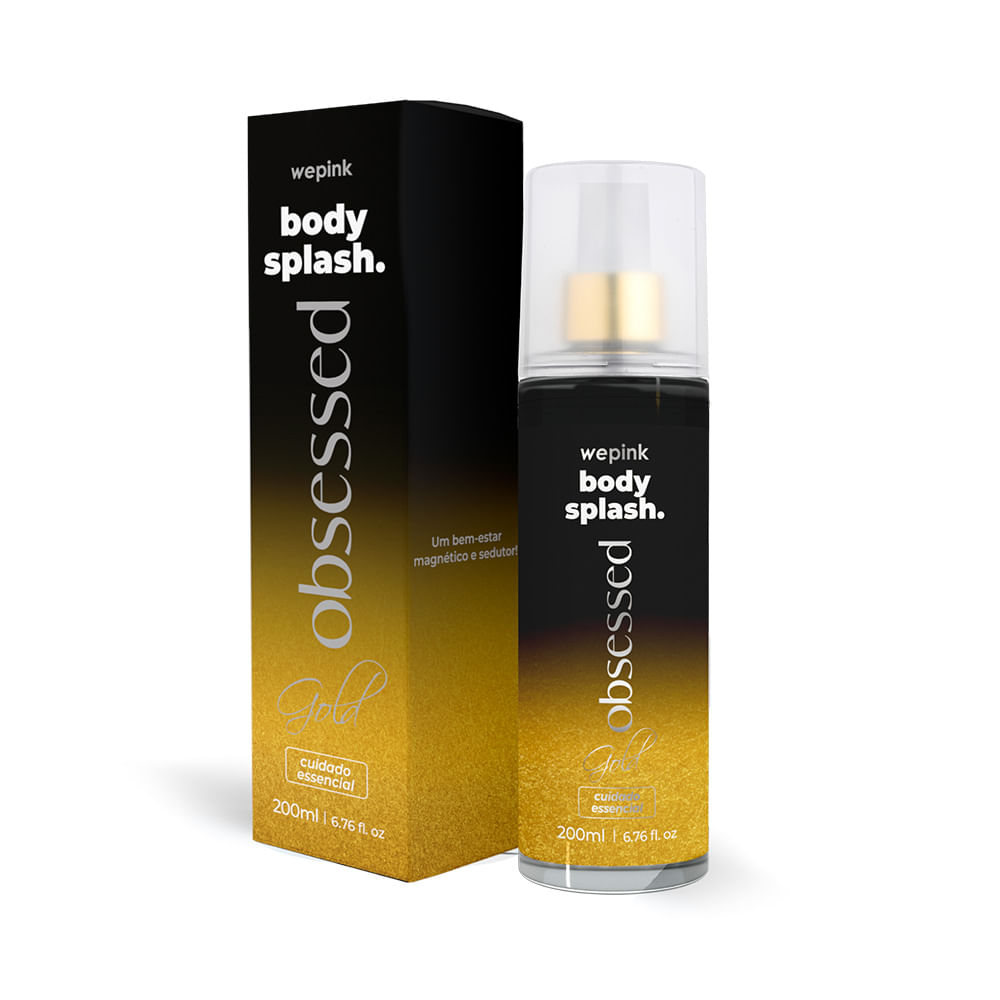 Body Splash Obsessed Gold Desodorante Colônia 200ml - Wepink