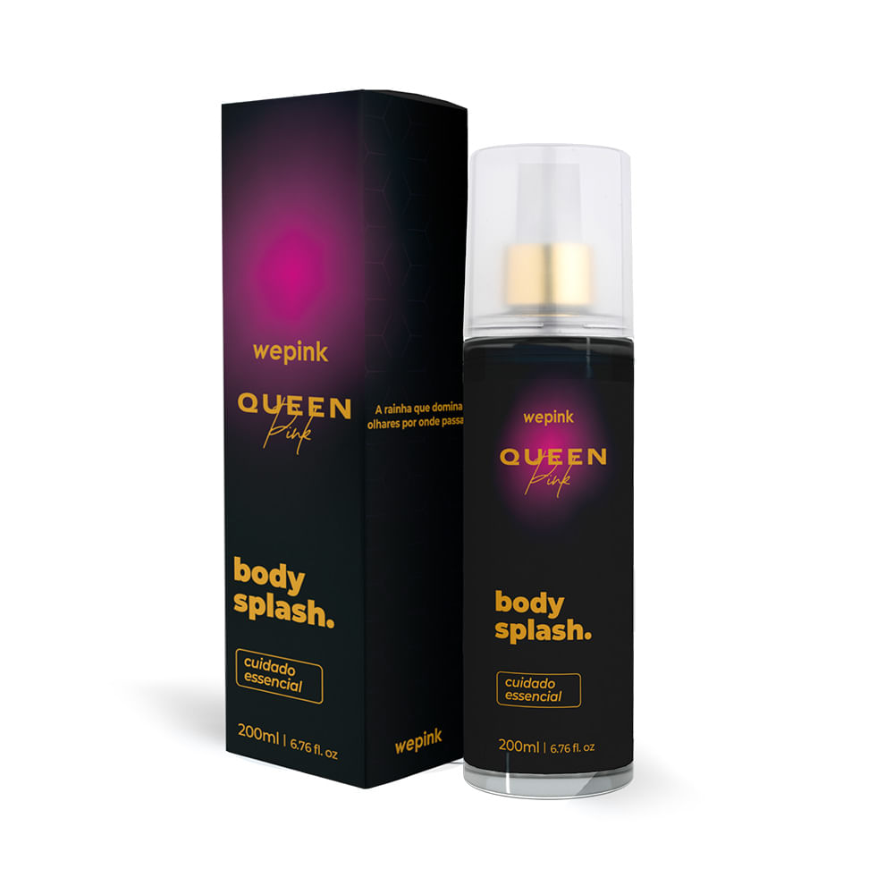 Body Splash Queen Pink Desodorante Colônia 200ml - Wepink