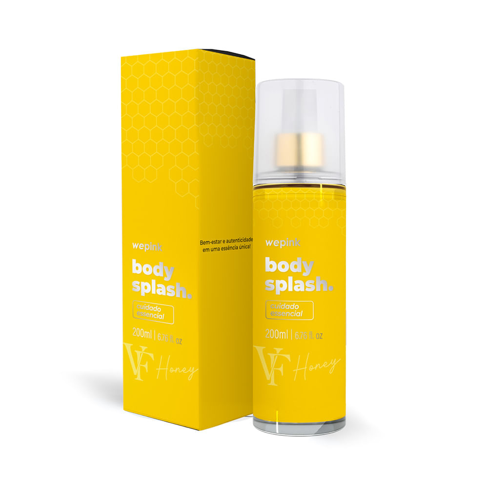 Body Splash VF Honey Desodorante Colônia 200ml - Wepink