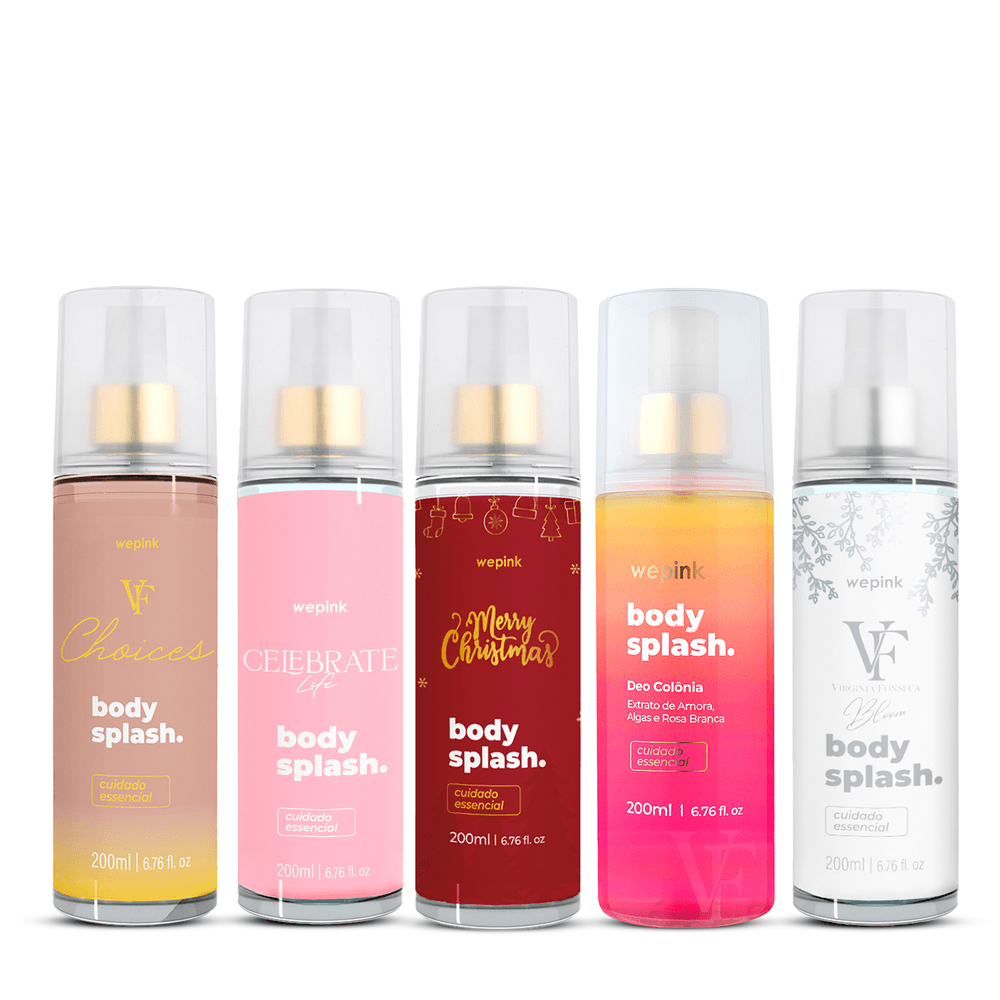 Kit Body Splash VF Bloom + VF + Celebrate Life + Merry Christmas + VF Choices - Wepink