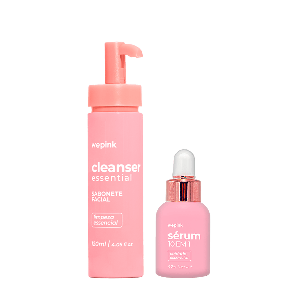 Kit Cleanser + Sérum 10 em 1 - Wepink