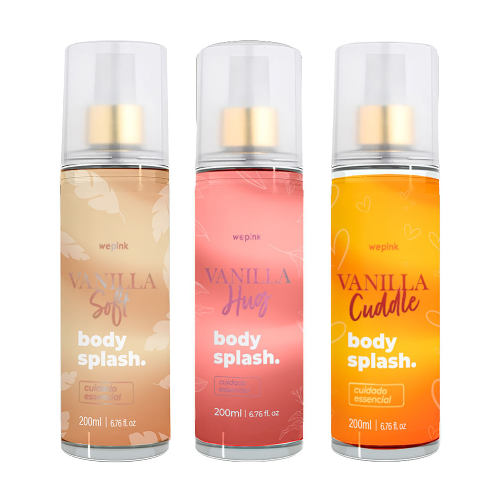 Kit Body Splash Vanilla - Wepink