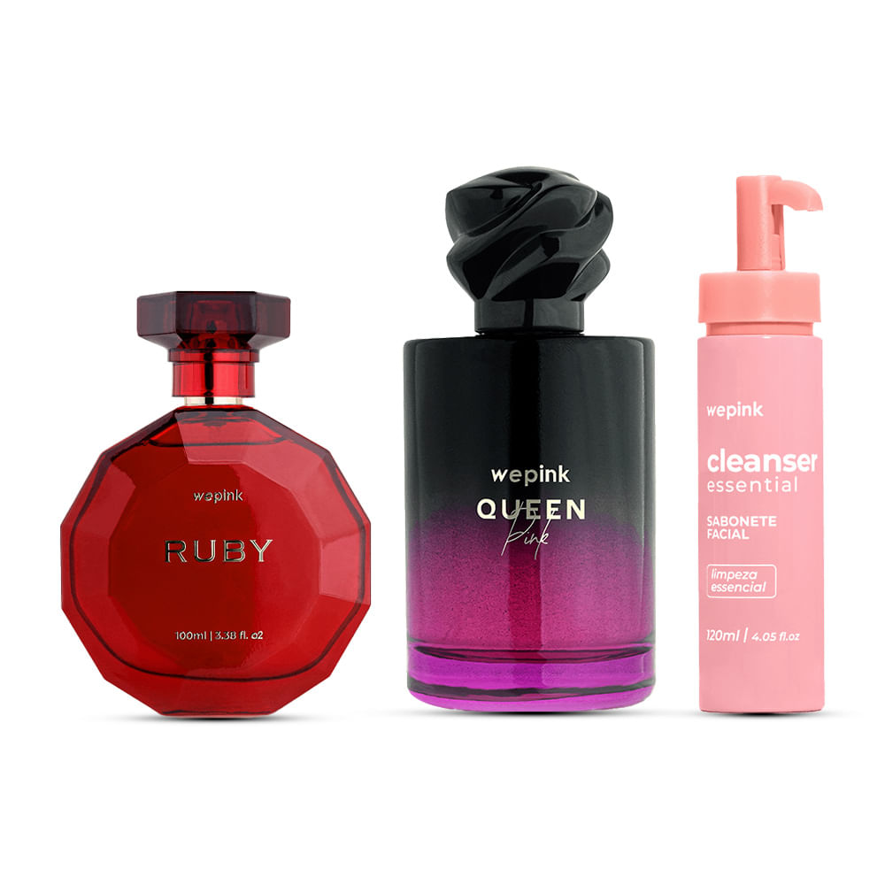Kit Ruby + Queen Pink + Cleanser - Wepink