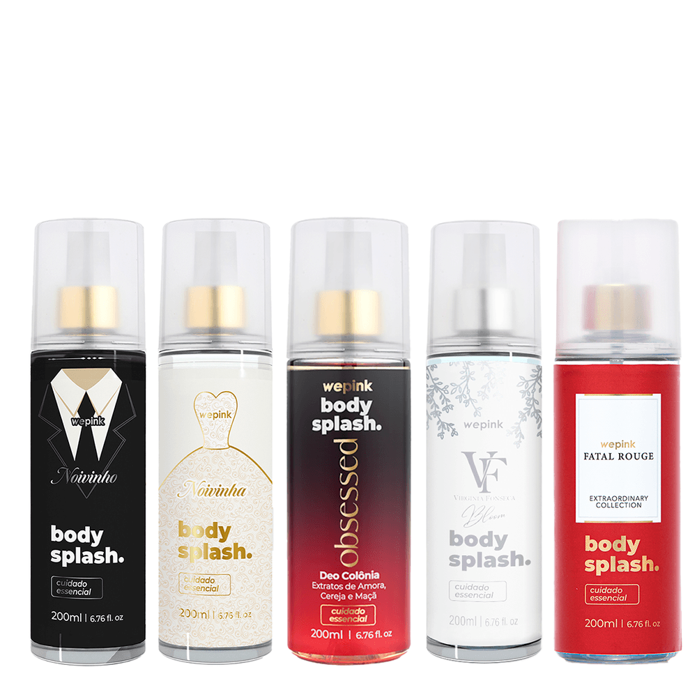 Kit 5 Body Splashes  - Wepink