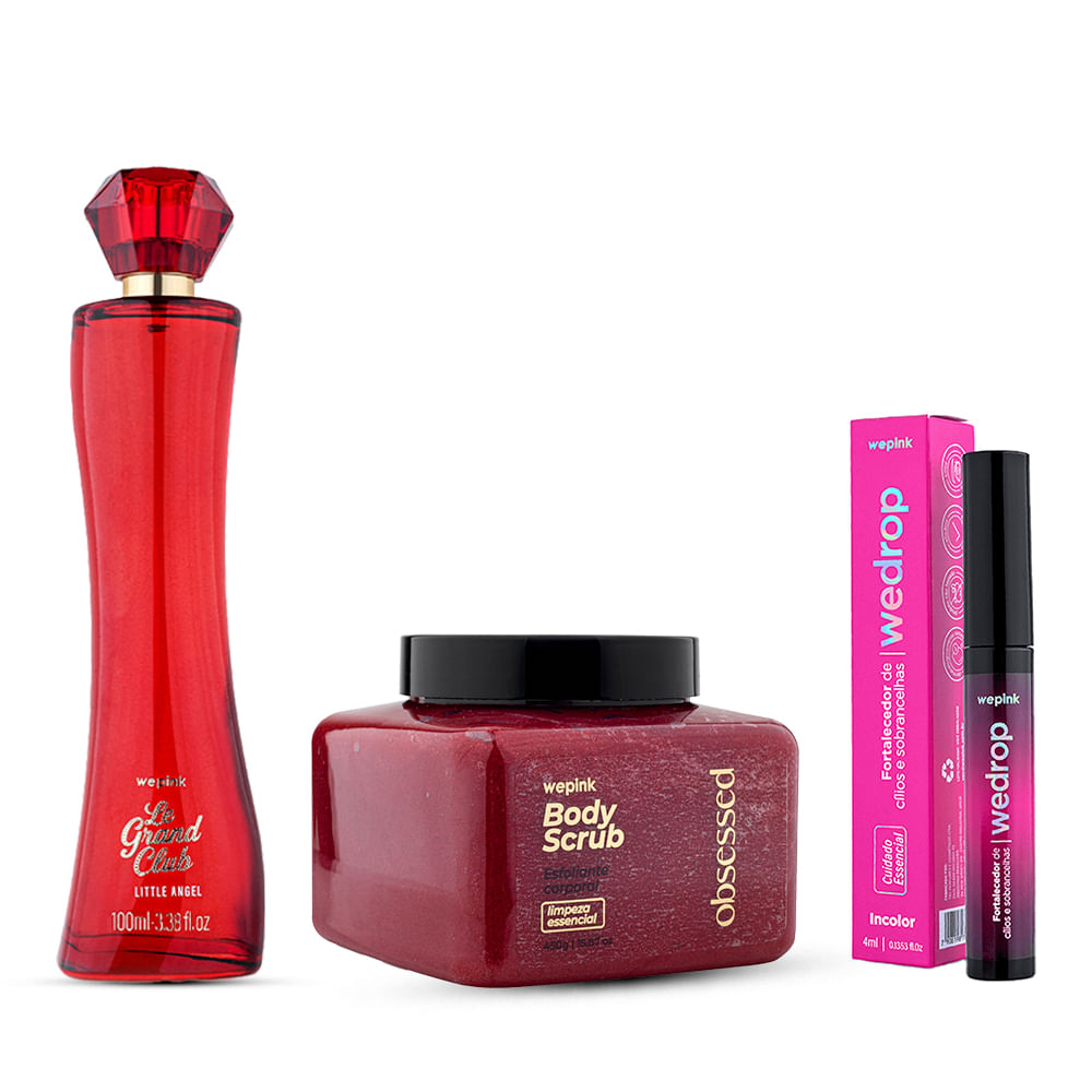 Kit  Little Angel + Body Scrub Obsessed + Wedrop Incolor - Wepink