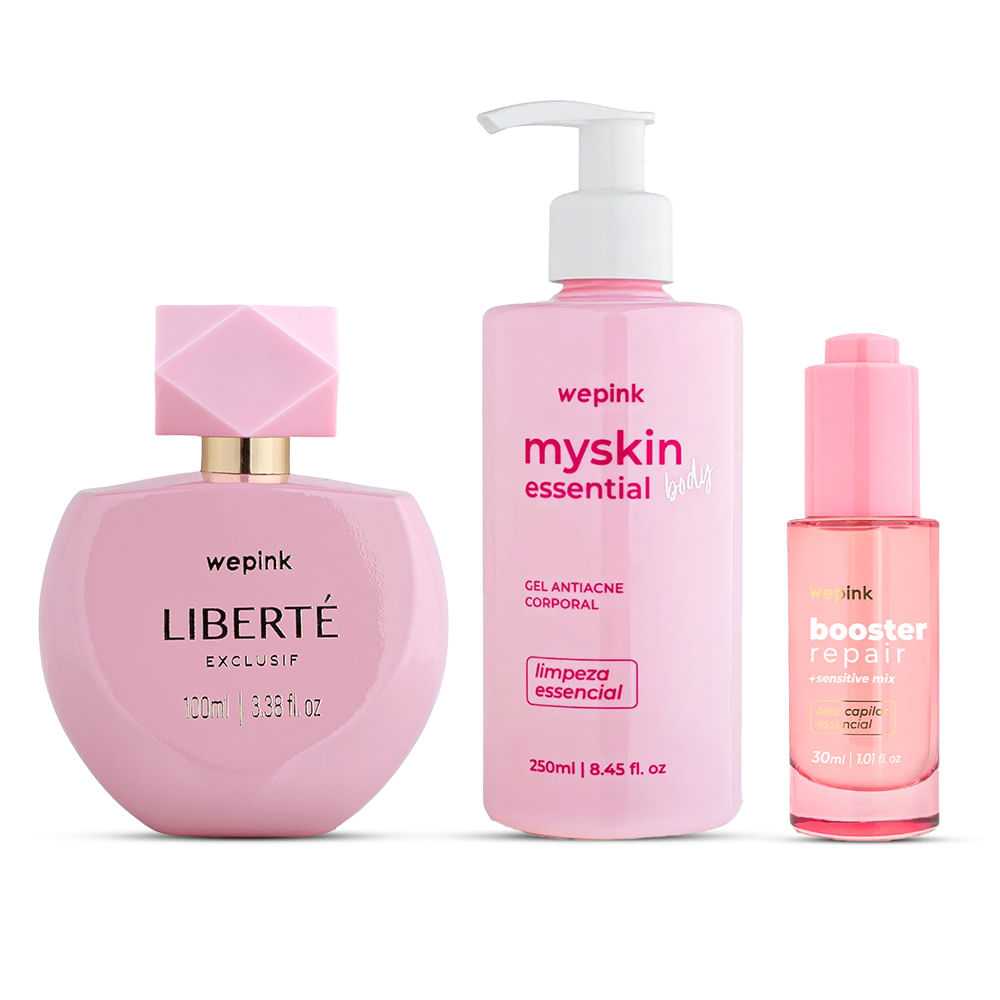 Kit Liberté Exclusif + Booster + Myskin Body - Wepink