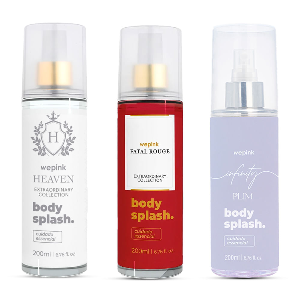 Kit Body Splash Heaven + Fatal + Plim  - Wepink