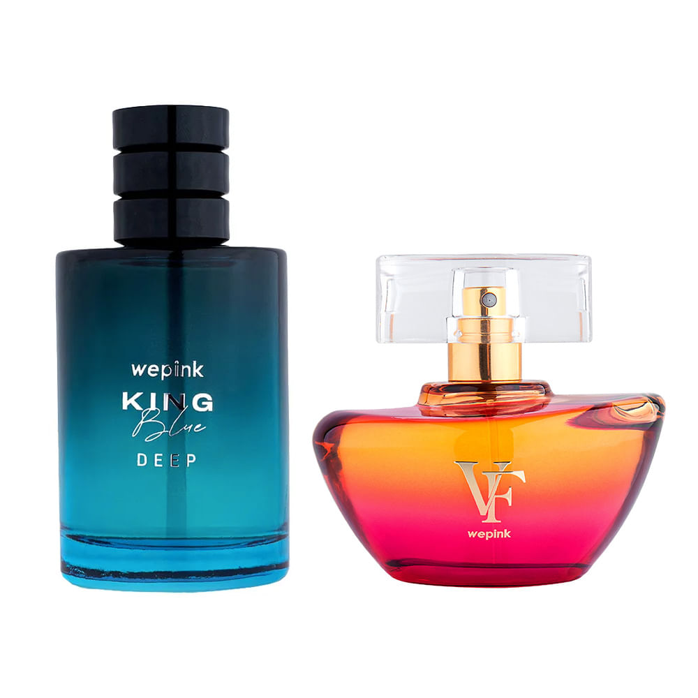 Kit King Blue Deep + VF Desodorante Colônia - Wepink