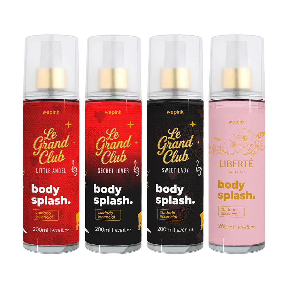 Kit Body Splashes Le Grand Club + Liberté Exclusif - Wepink