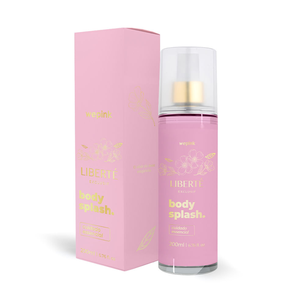 Body Splash Liberté Exclusif Desodorante Colônia 200ml - Wepink