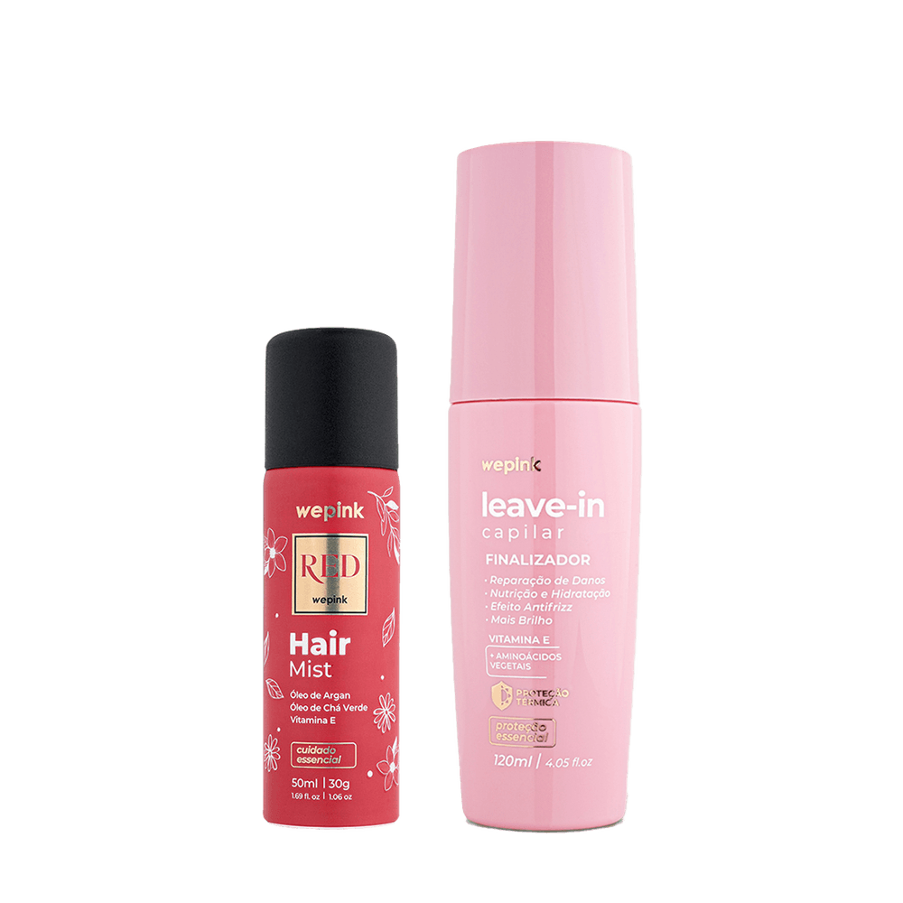 Kit Leave In + Hair Mist Red - Wepink