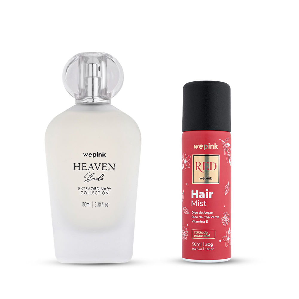 Kit Heaven Bride + Hair Mist Red - Wepink