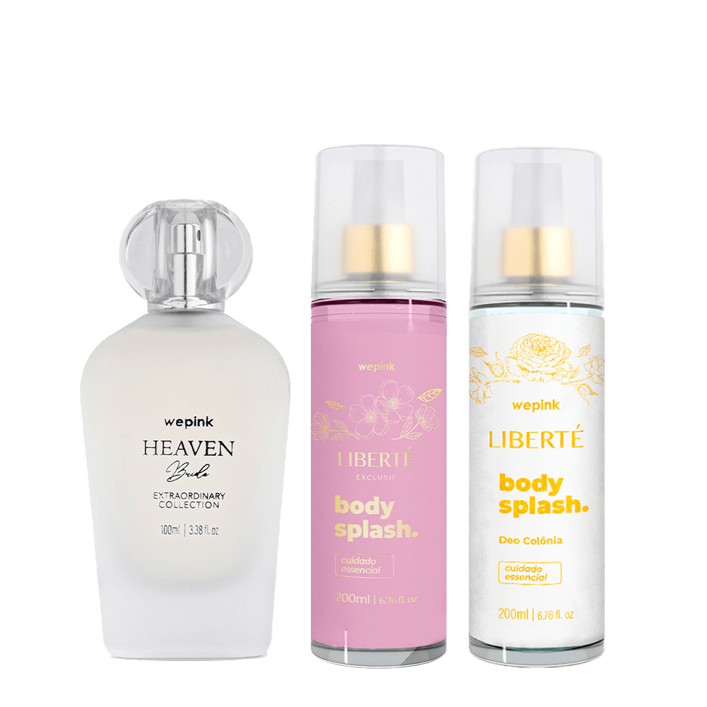 Kit Heaven Bride + Body Splash Liberté + Body Splash Liberté Exclusif - Wepink