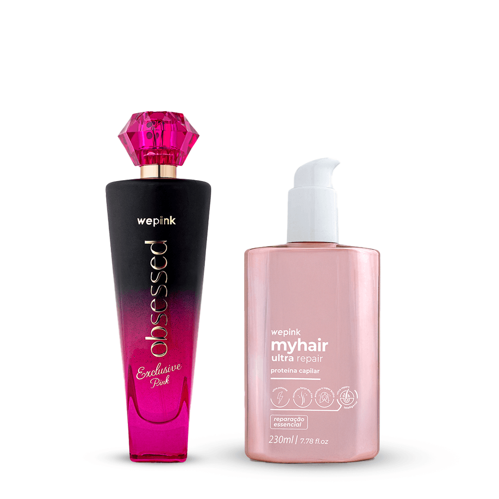 Kit Obsessed Exclusive Pink + Proteína Capilar - Wepink