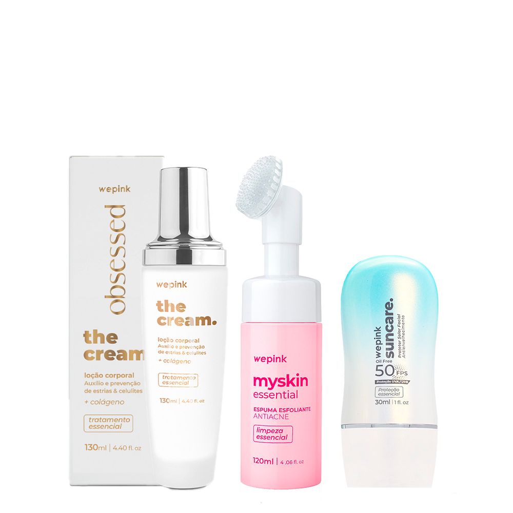 Kit Protetor Solar + The Cream Obsessed + Myskin - Wepink