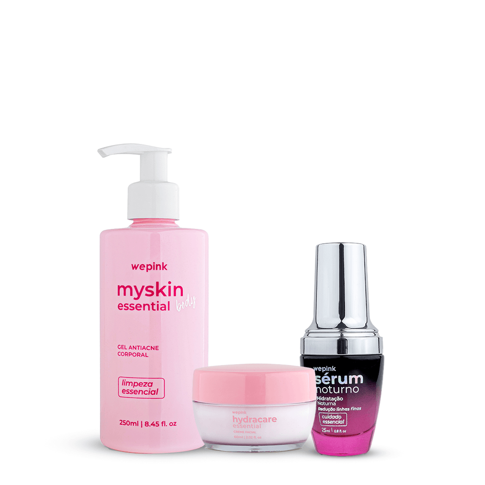 Kit Myskin Body + Sérum Noturno + Hydracare - Wepink