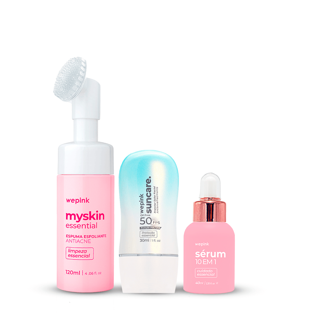Kit Myskin + Sérum 10 em 1 + Protetor Solar - Wepink