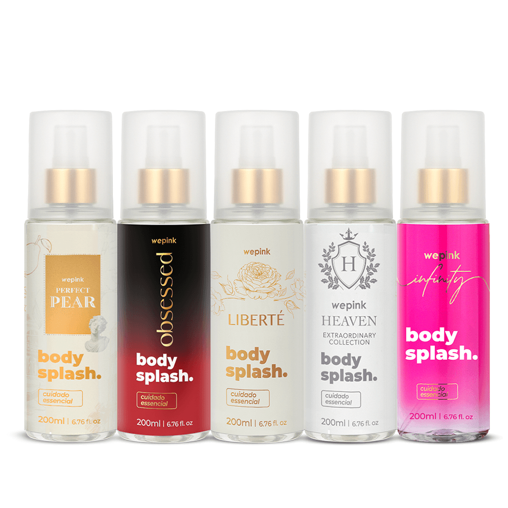 Kit 5 Body Splashes - Wepink