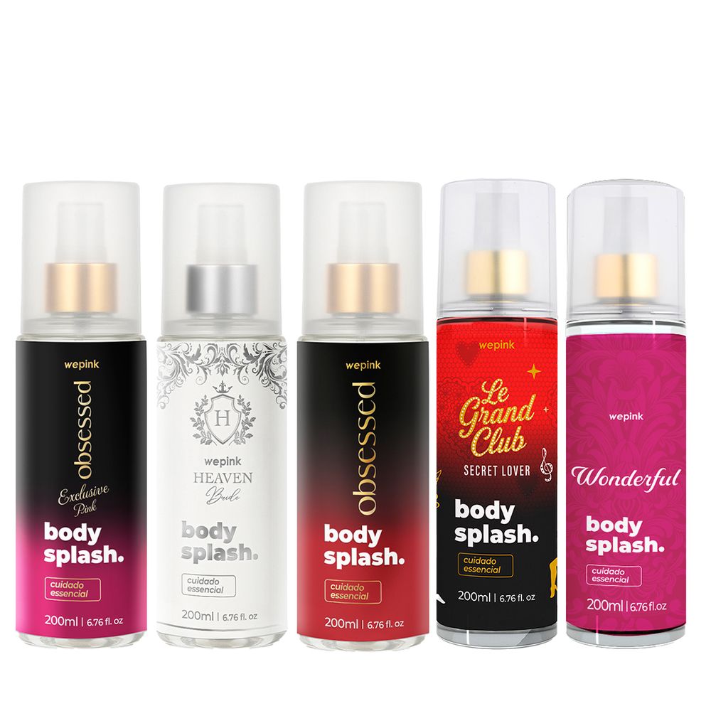 Kit Obsessed Pink + Heaven Bride + Obsessed + Secret Lover + Wonderful - Wepink