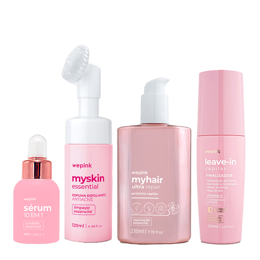 Kit Sérum 10 em 1+ Myskin + Leave-in + Proteína Capilar - Wepink