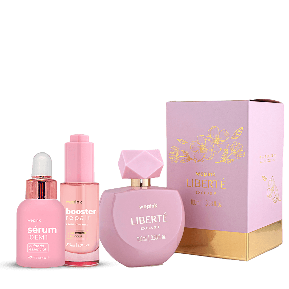 Kit Liberté Exclusif + Booster + Sérum 10 em 1 - Wepink