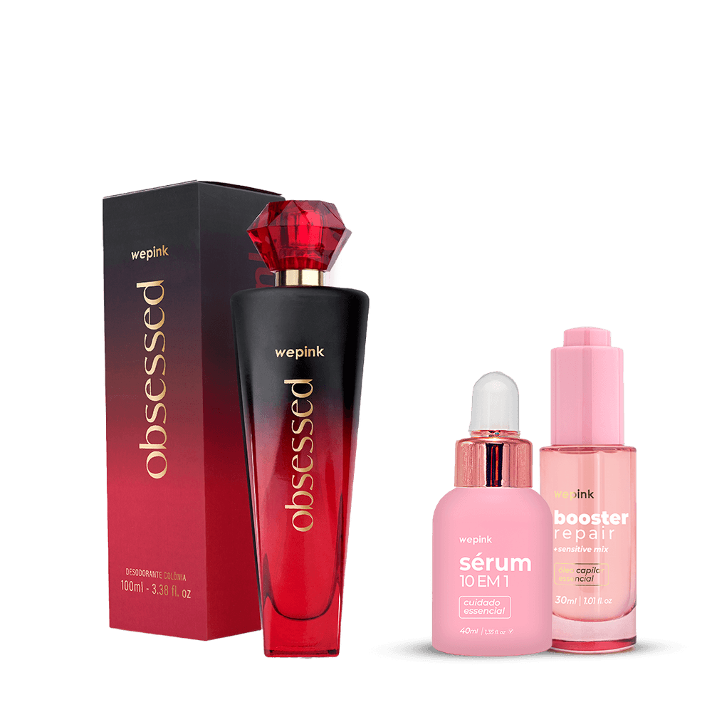 Kit Obsessed + Booster + Sérum 10 em 1 - Wepink