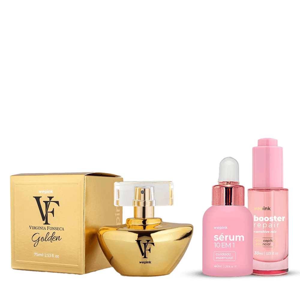 Kit VF Golden + Booster + Sérum 10 em 1 - Wepink