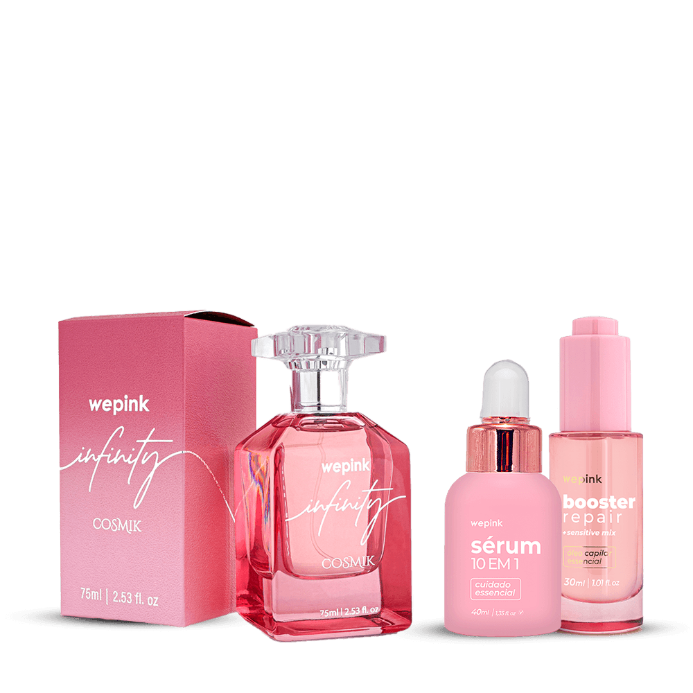 Kit Infinity Cosmik + Booster + Sérum 10 em 1 - Wepink