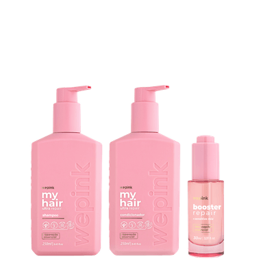 Kit Shampoo + Condicionador + Booster - Wepink